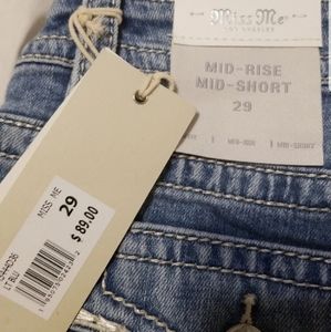NWT MISS ME SHORTS ,SIZE 29